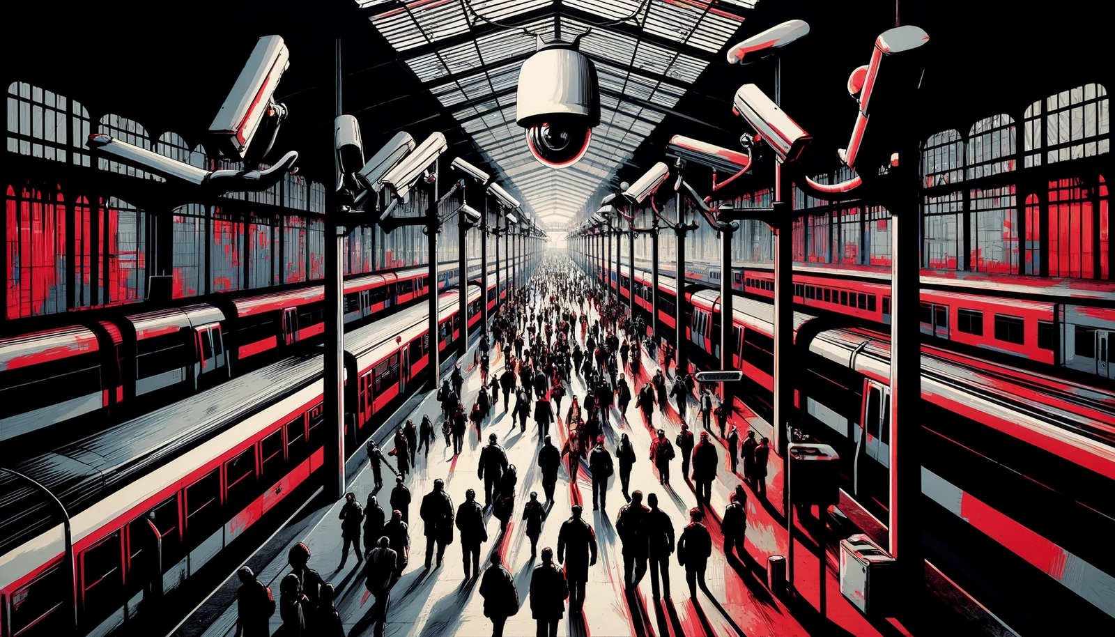 Algorithmic Video Surveillance in French Train Stations